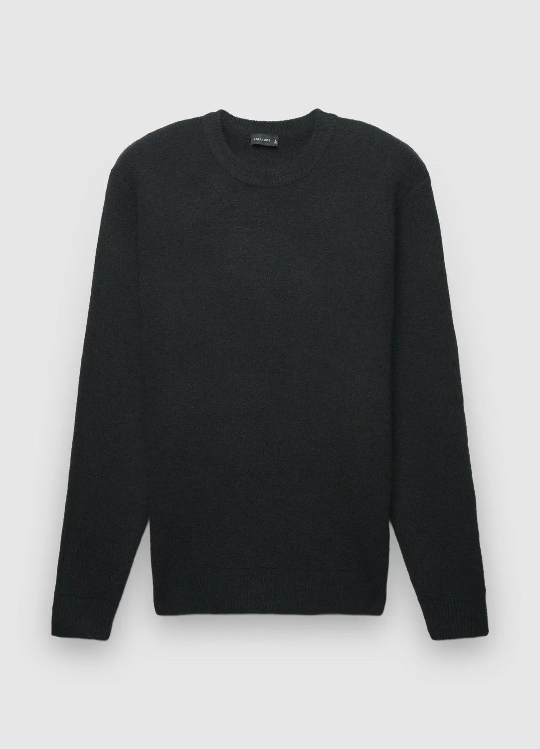 Calliope pull col rond homme effet pelucheux