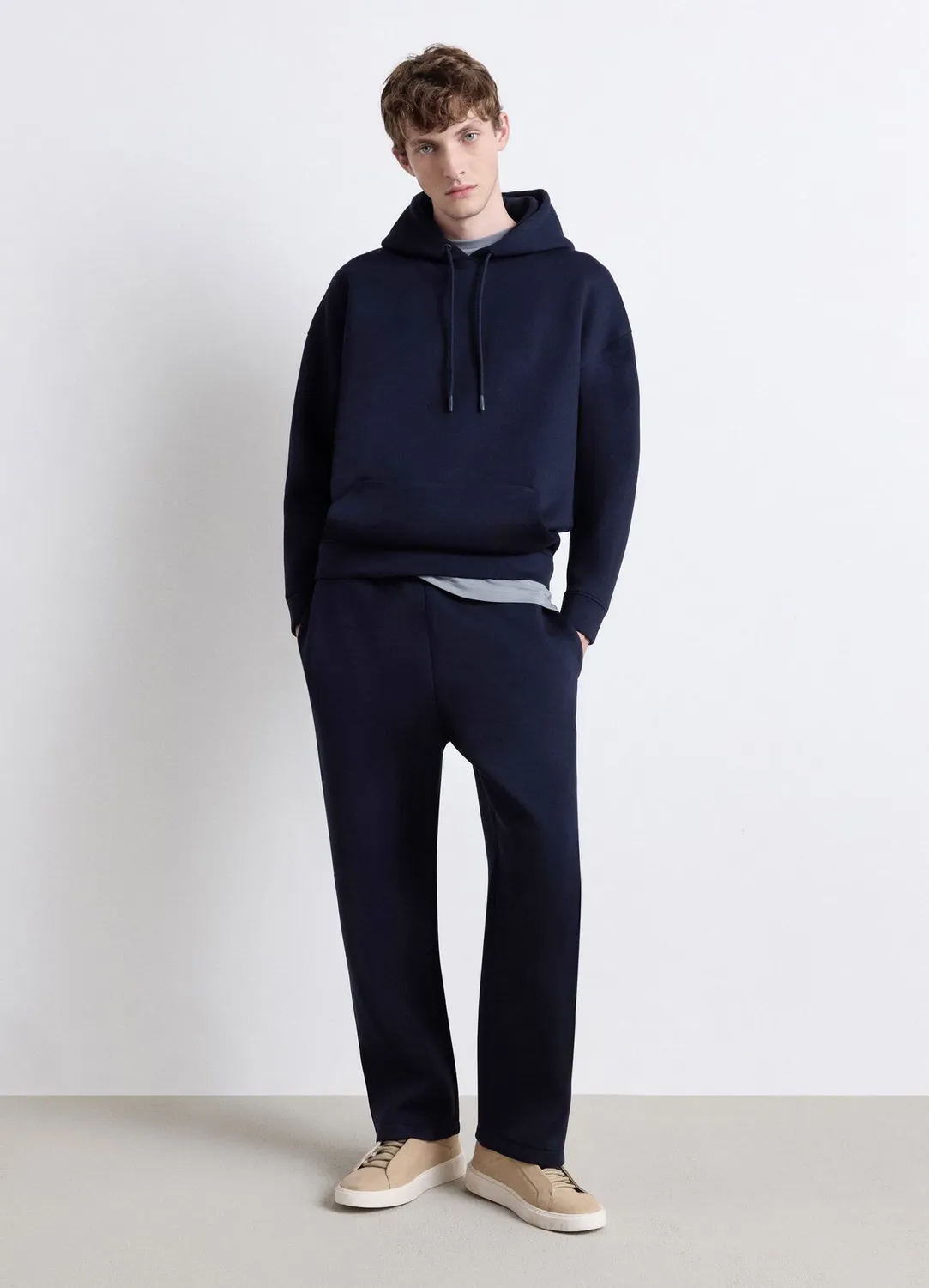 Calliope Jogging homme droit cordon poche arrière coton