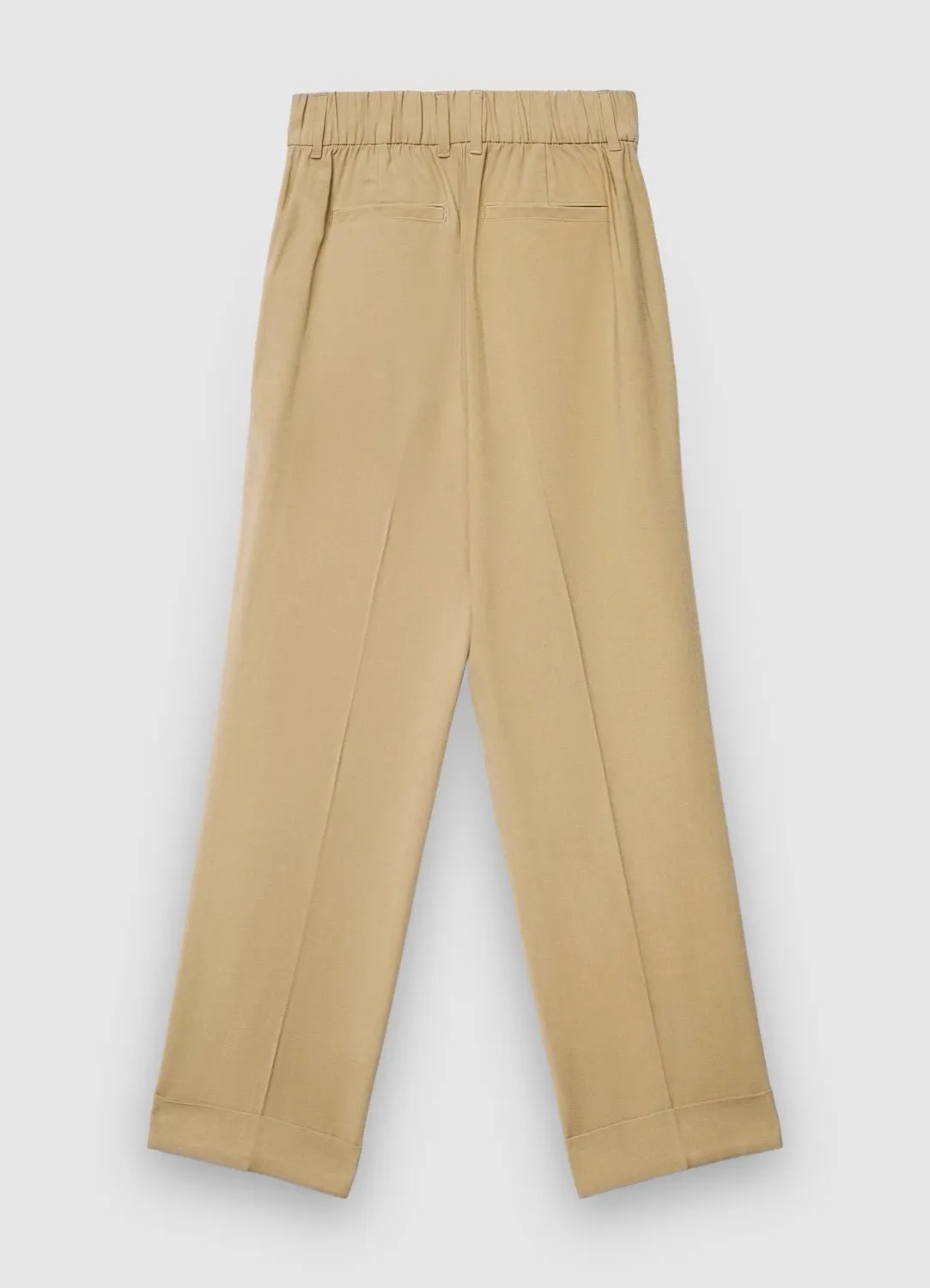 Calliope pantalon femme revers uni