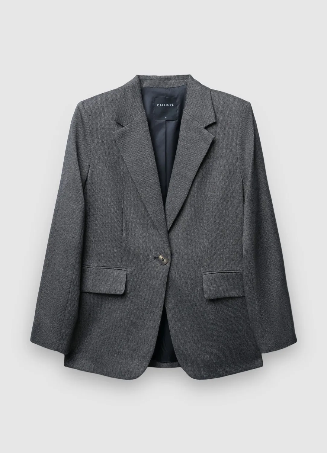 Calliope veste femme simple-boutonnage chevrons