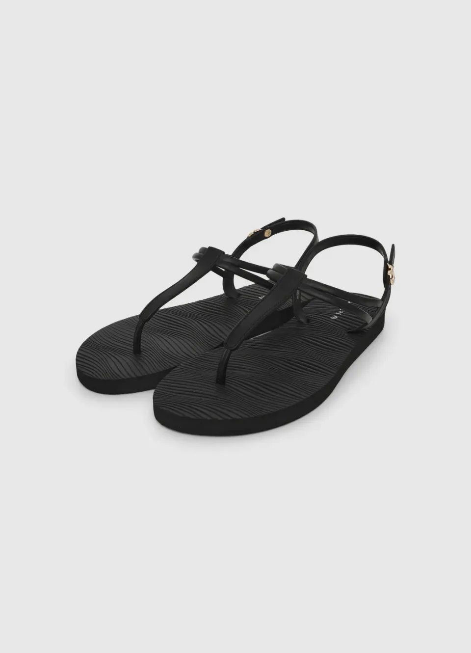Calliope tongs femme boucle unies antidérapantes