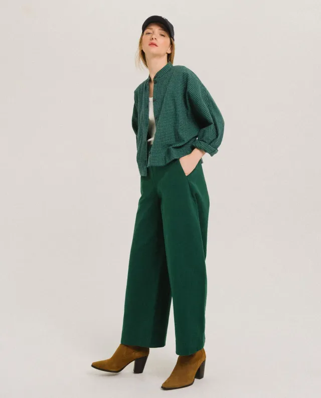 TINSELS DJOUDI pantalon FOUGERE balloon coton