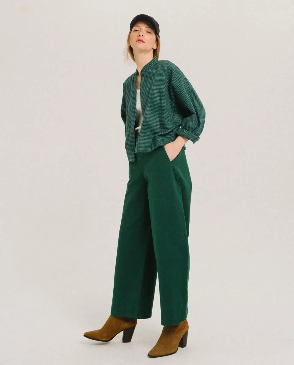 TINSELS DJOUDI pantalon FOUGERE balloon coton