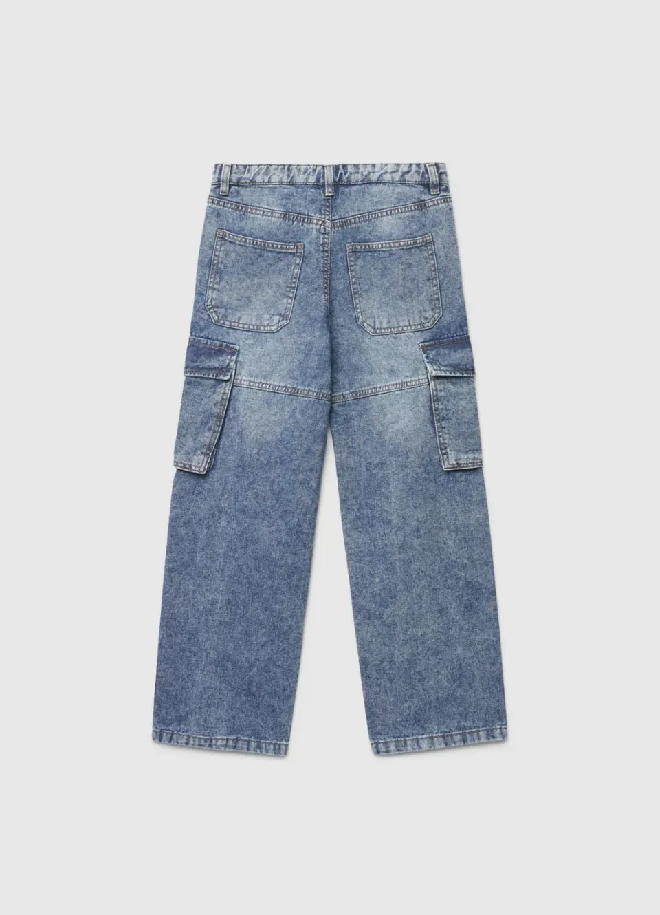 Calliope jean cargo denim coton enfant 8-14 ans