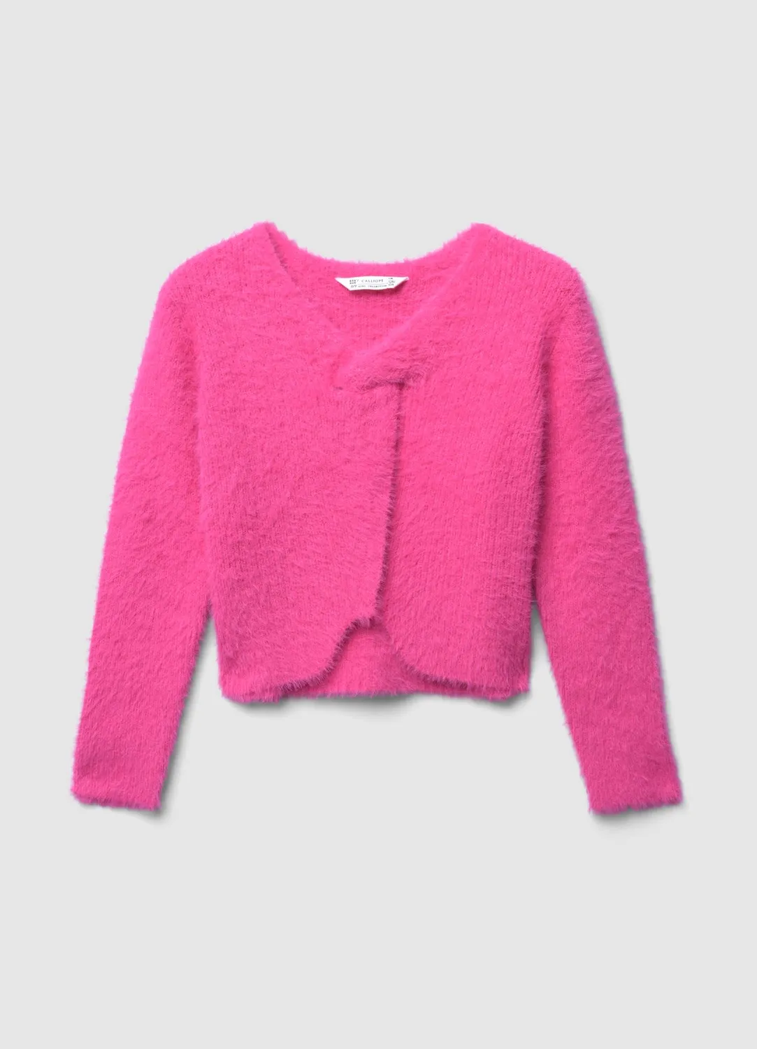 Calliope top fille col V nœud manches longues