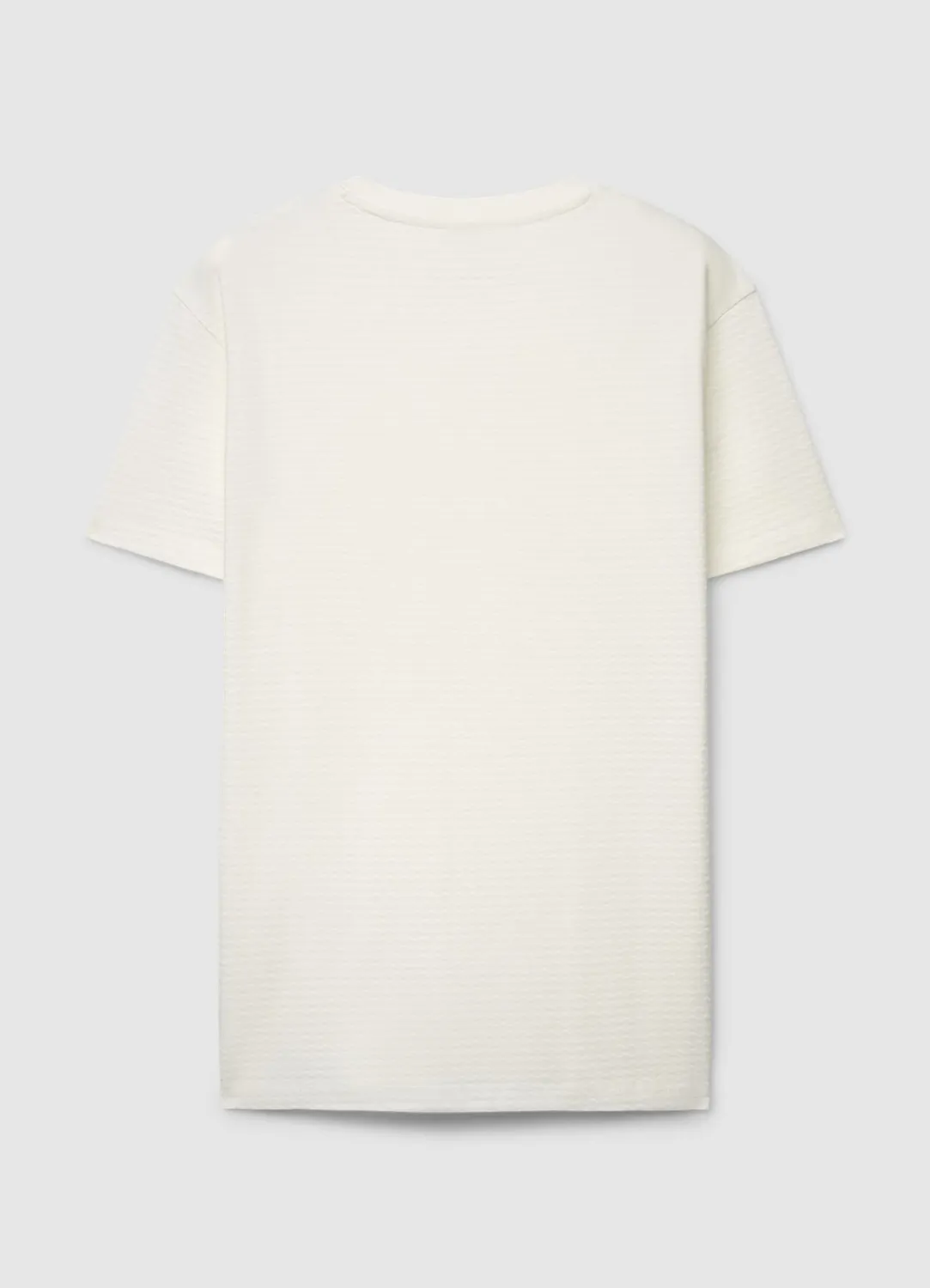 Calliope t-shirt losanges relief homme coton