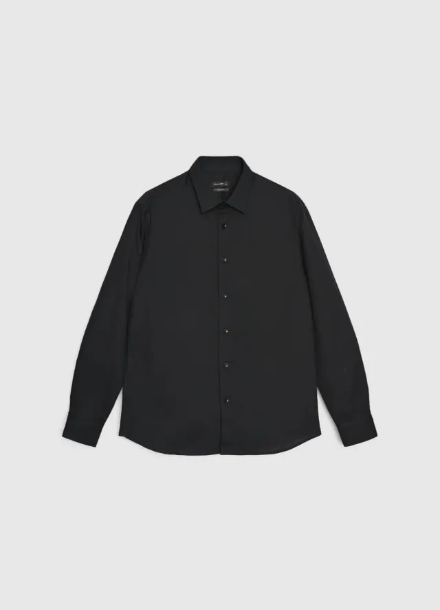 Calliope chemise slim homme unie manches longues