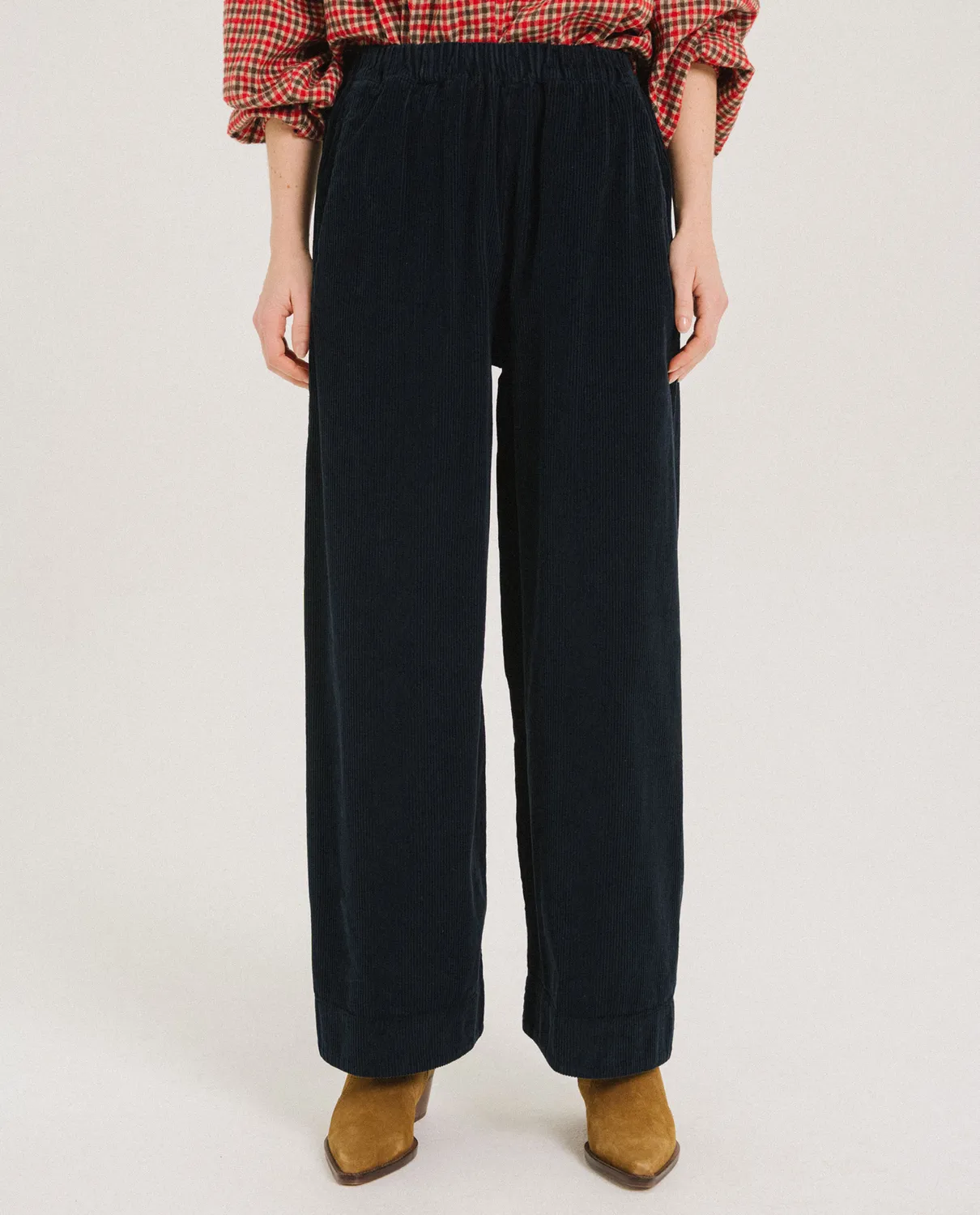 Tinsels Djoudi pantalon velours carbone