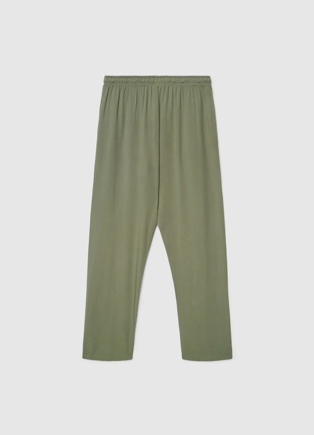Calliope pantalon femme taille haute élastique droit