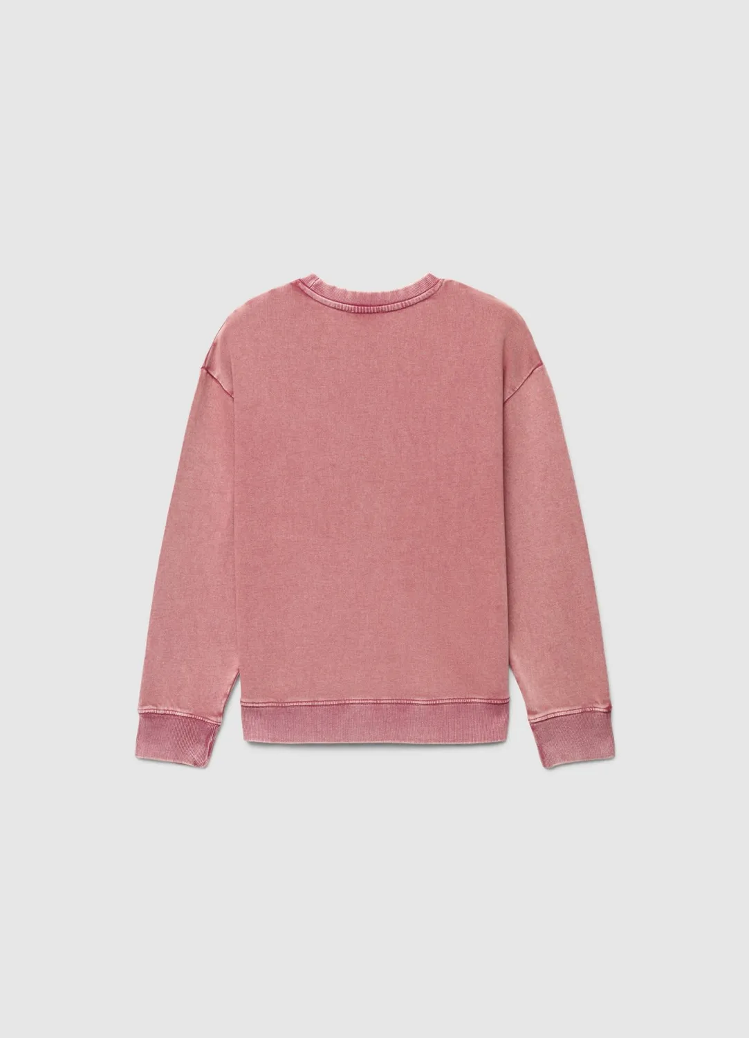 Calliope sweat col rond uni femme S coton