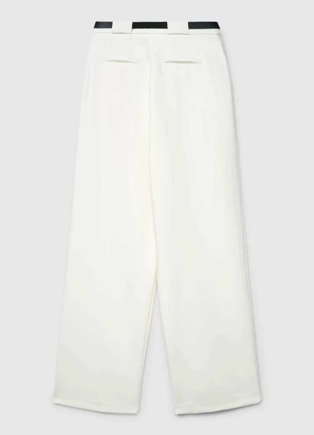 Calliope Pantalon Palazzo Plissé femme large avec ceinture