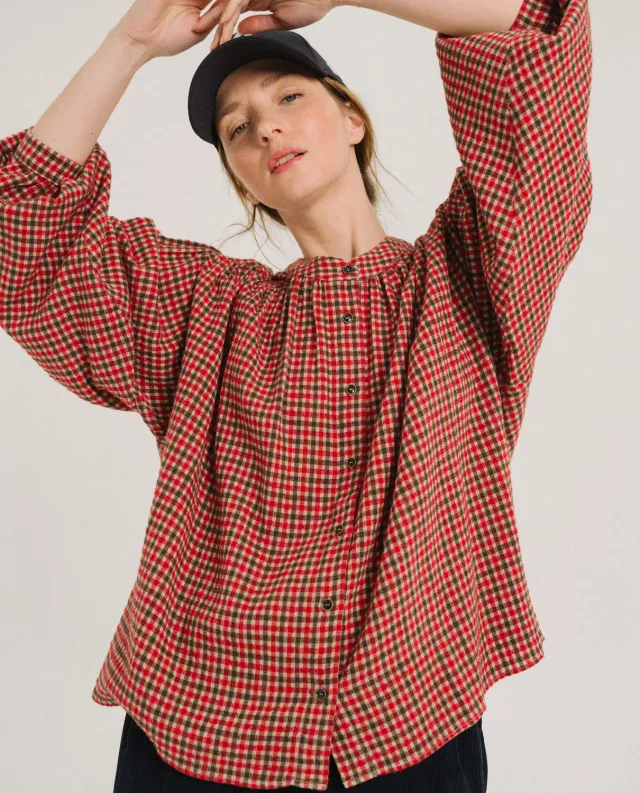 TINSELS CANDIDE blouse TORRINI flanelle carreaux