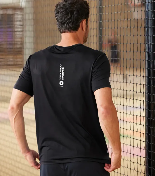 Cocorico Focus t-shirt sport homme noir technique