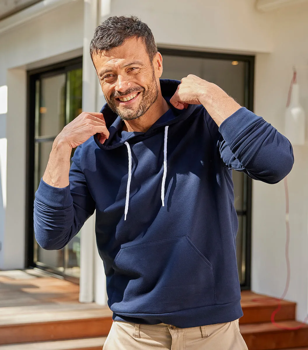 Cocorico Intemporel sweat capuche homme marine coton
