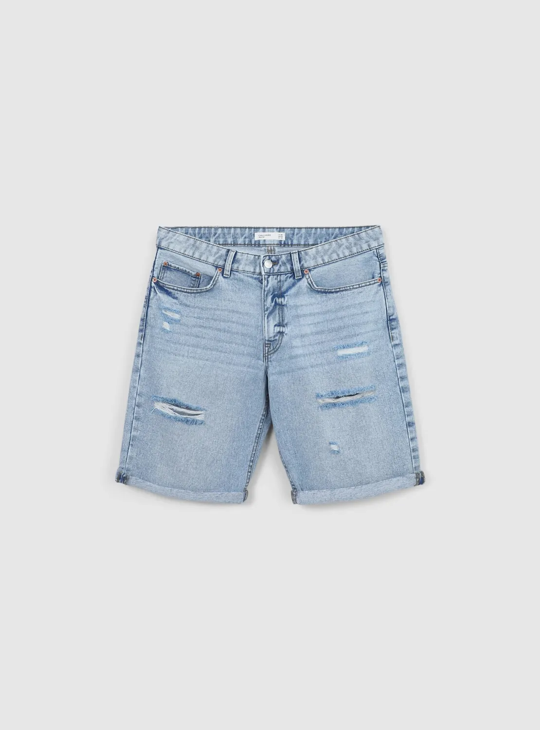 Calliope short jean homme déchiré regular 5 poches