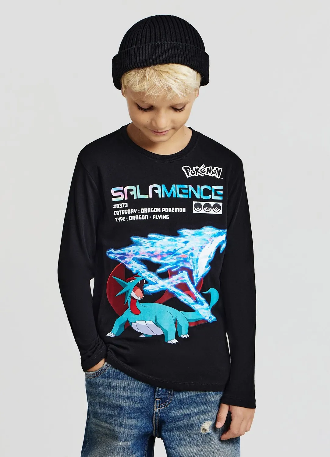 Calliope t-shirt Pokémon enfant manches longues imprimé