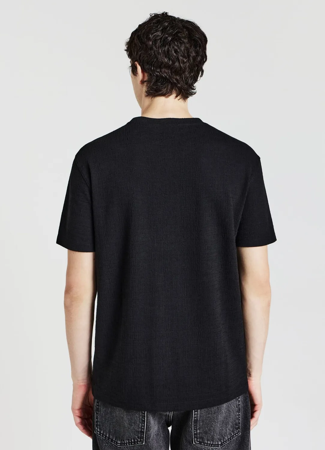 Calliope t-shirt dévoré coton homme col rond