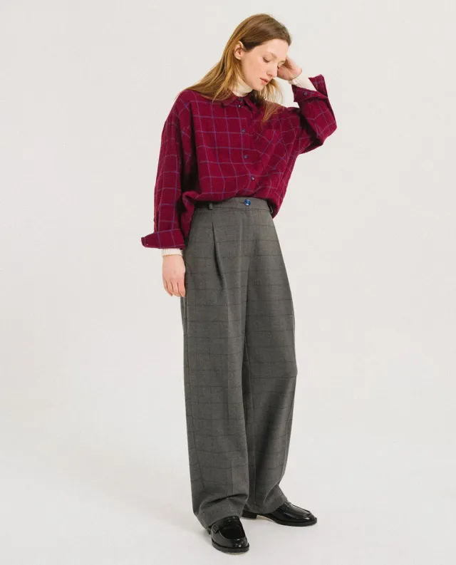 Tinsels Francois pantalon Baltimor barrel carreaux