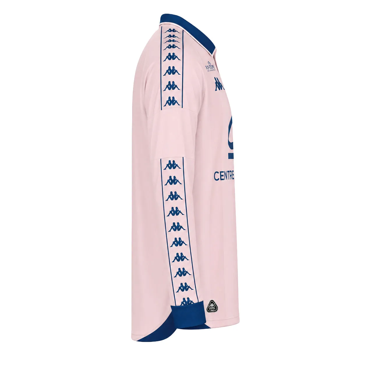 Kappa 222 Banda Kombat Away Clermont Foot 63 26/27 maillot rose enfant