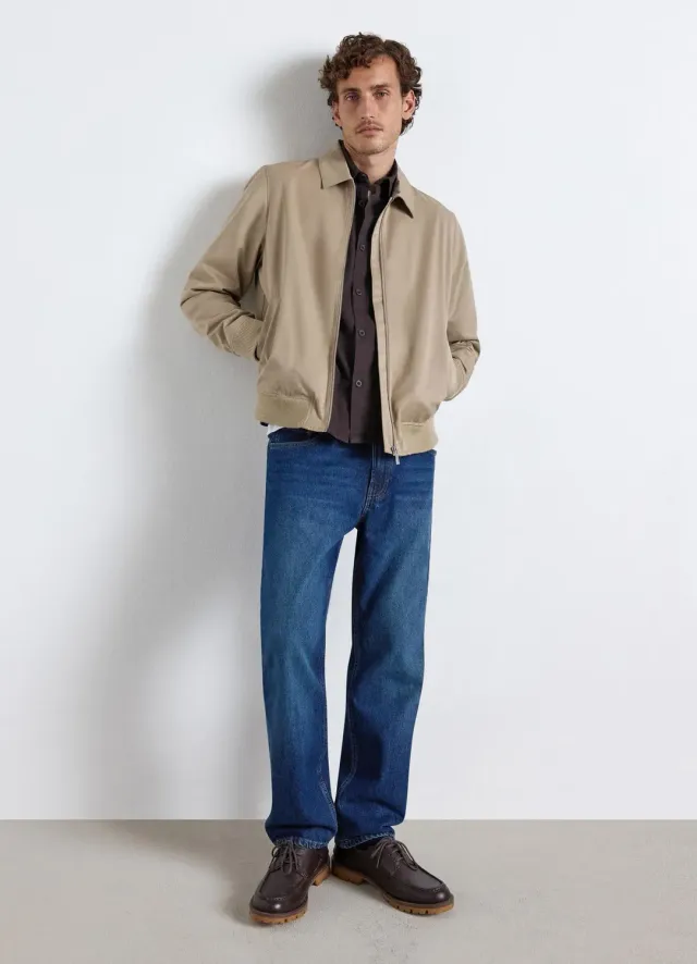 Calliope jean relaxed homme coupe droite