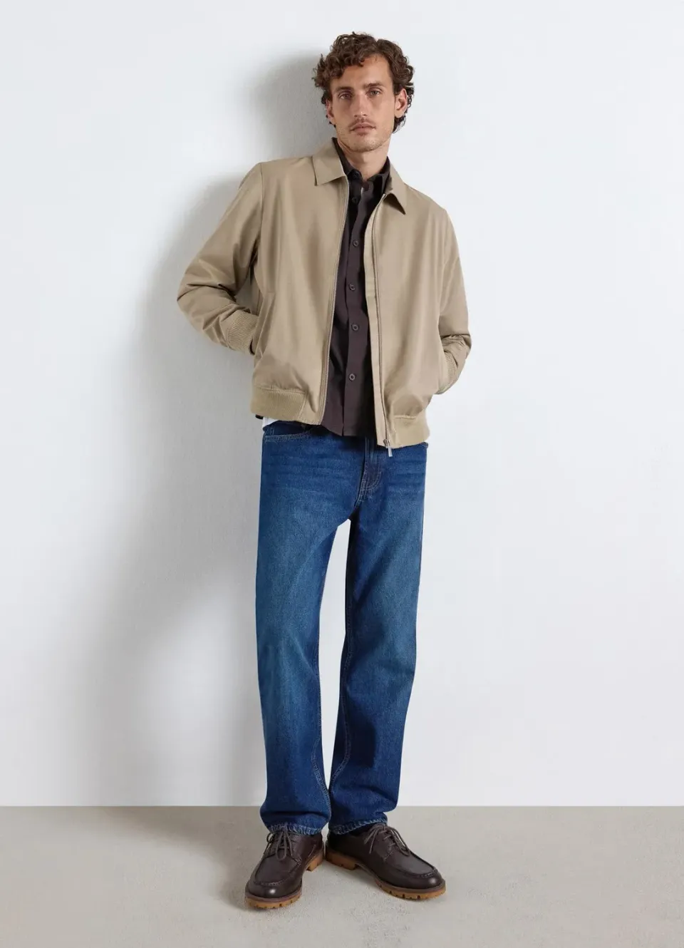 Calliope jean relaxed homme coupe droite