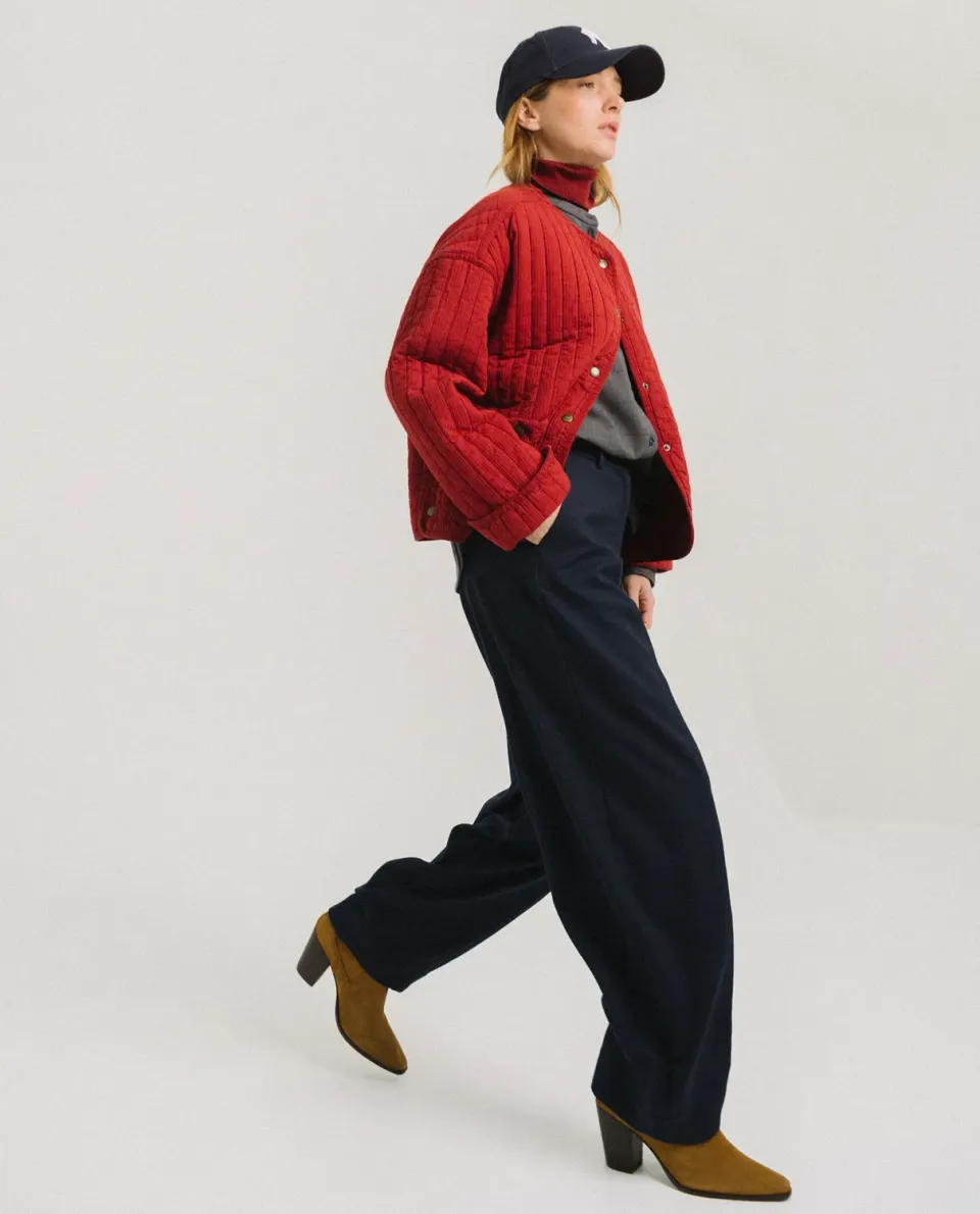 Tinsels Fame Cherry veste matelassée coton imprimée