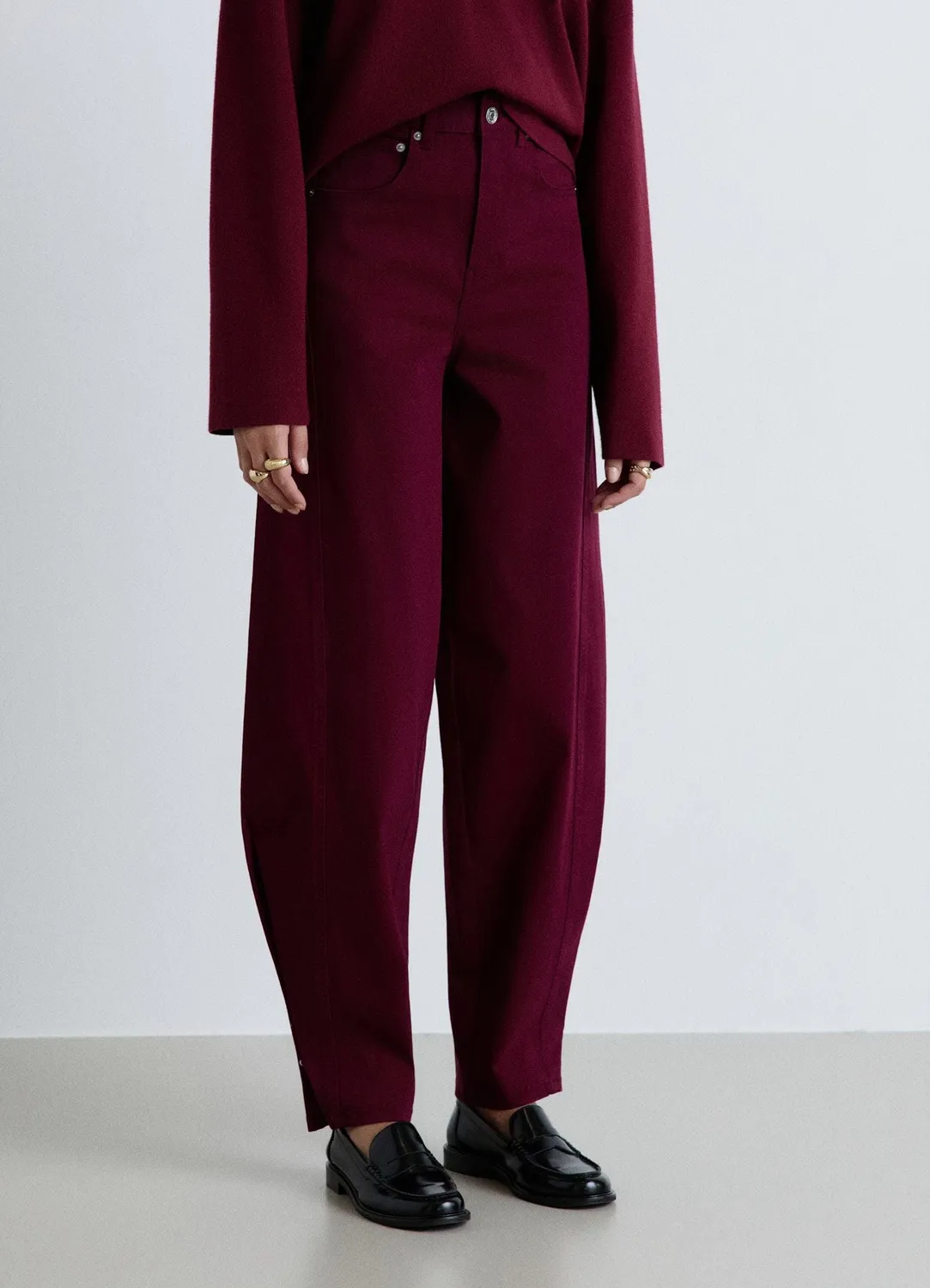 Calliope pantalon baggy 5 poches femme
