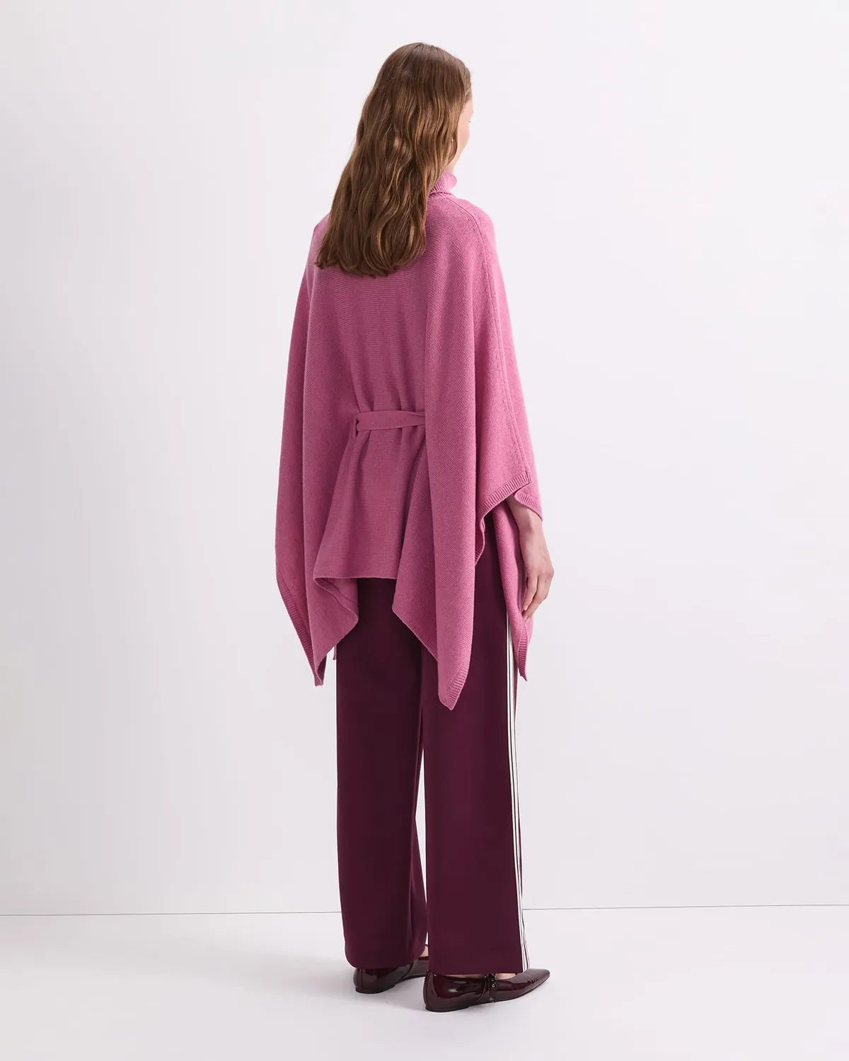 Sportscraft Sunshine poncho laine mérinos col roulé