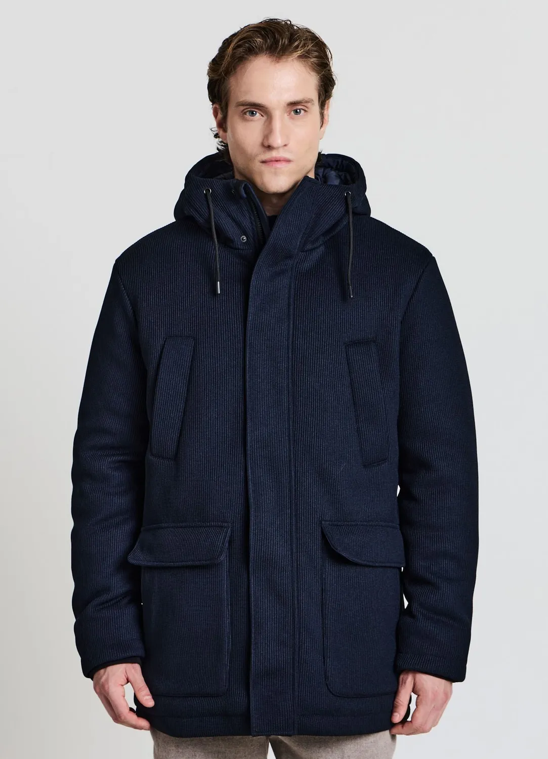 Calliope parka matelassé capuche homme hiver