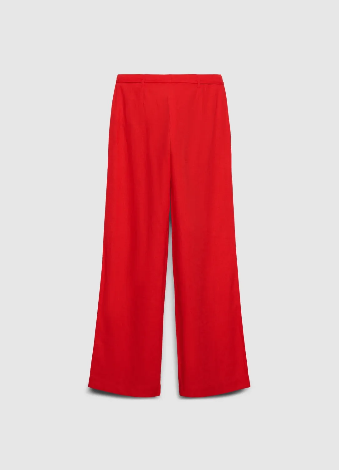 Calliope Pantalon palazzo femme large à ceinture