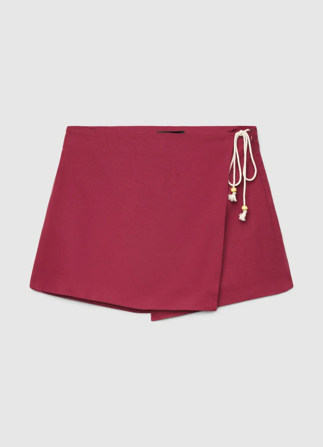 Calliope jupe-short portefeuille lin à nouer