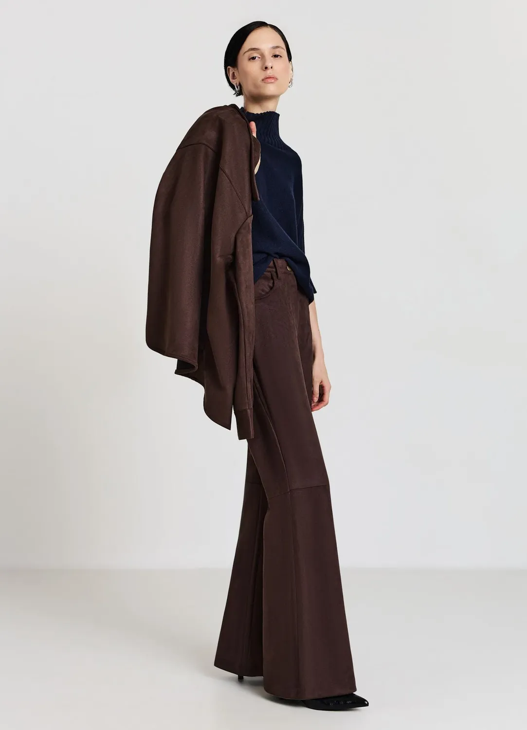 Calliope pull femme col rond manches 3/4