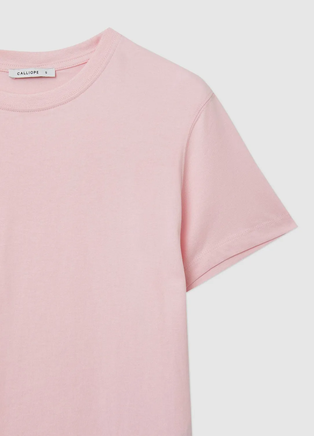 Calliope t-shirt femme col rond uni coton