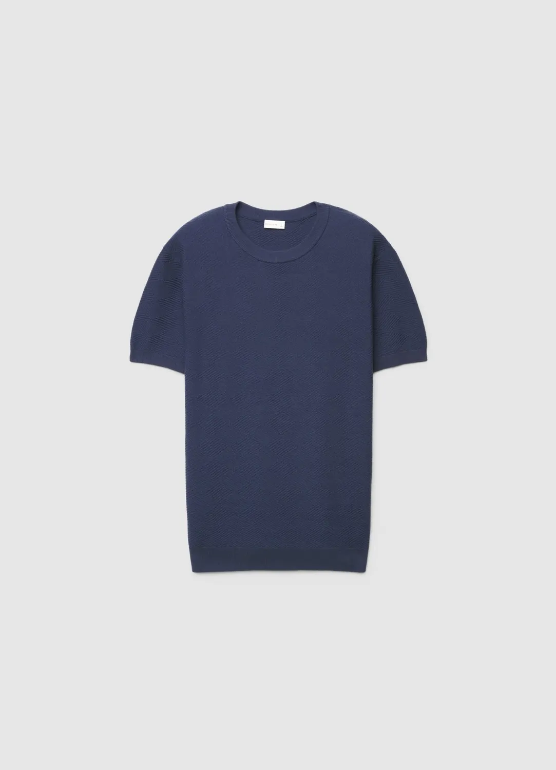 Calliope t-shirt jacquard homme col rond