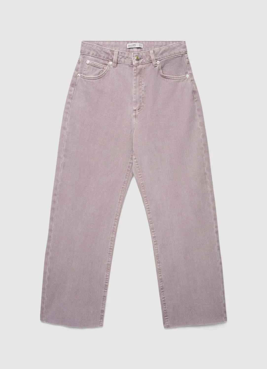 Calliope jean straight crop femme uni