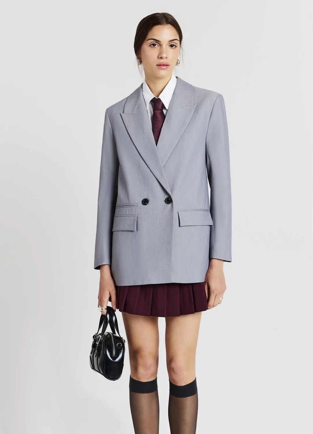 Calliope veste double boutonnage femme mélangée