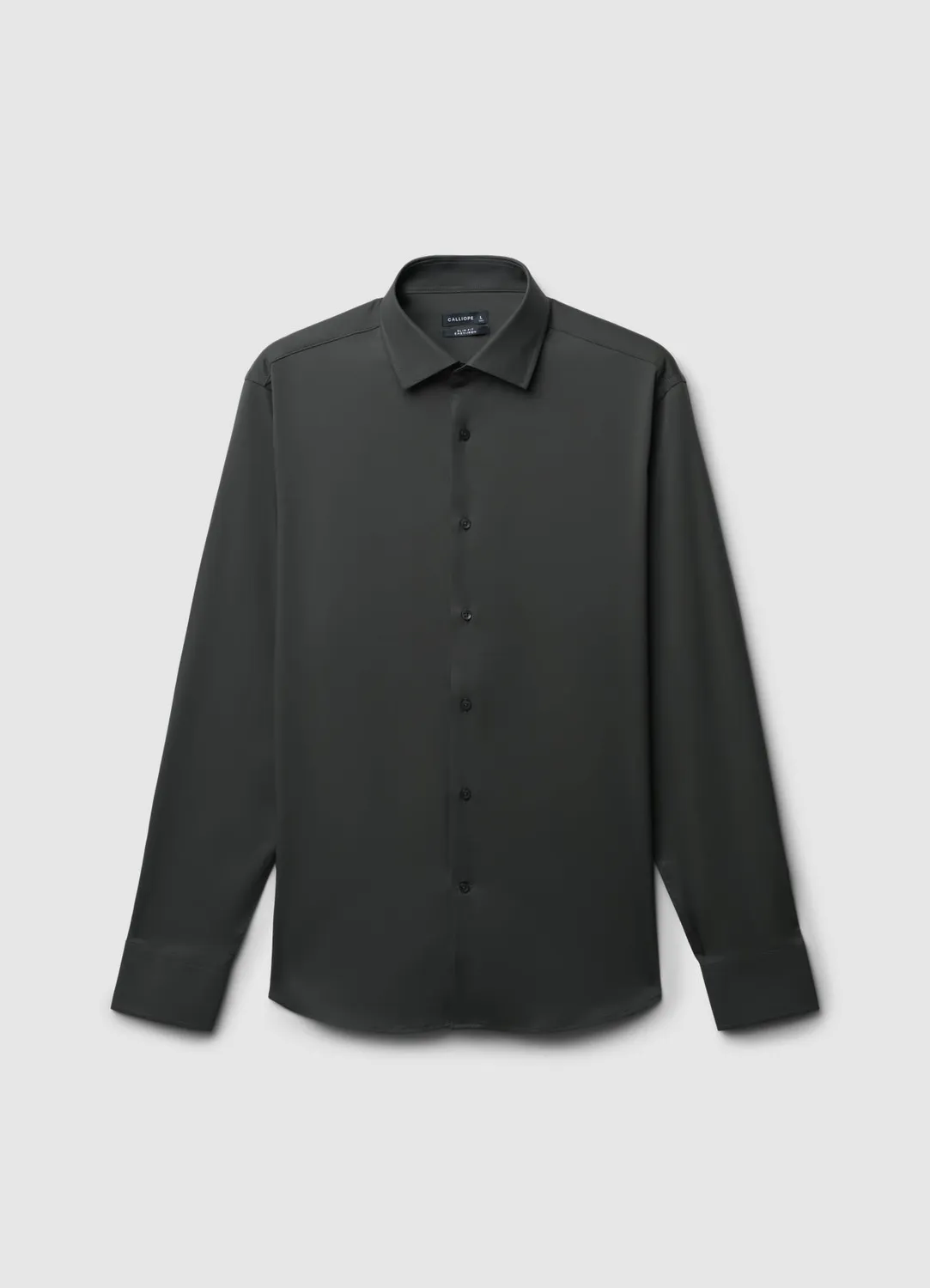 Calliope Chemise unie homme manches longues