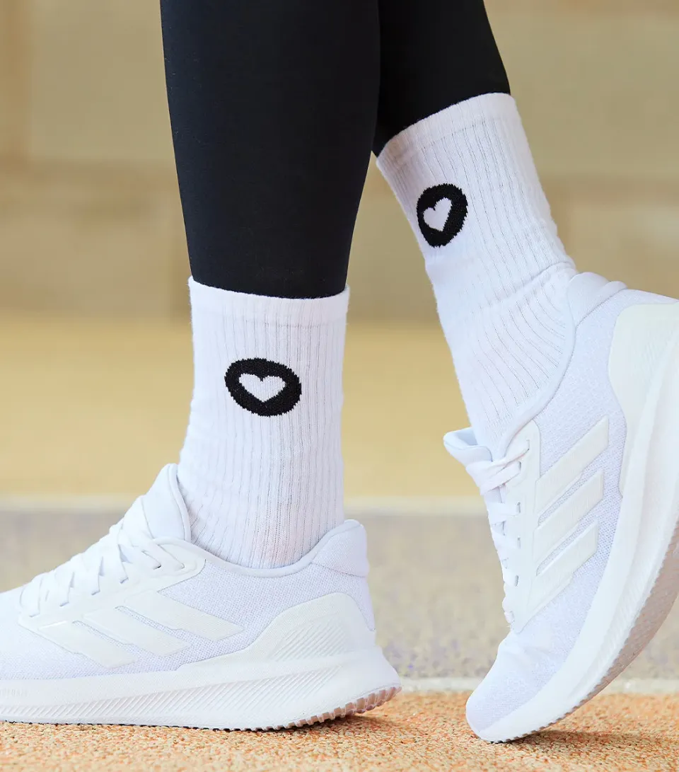 Cocorico Boost chaussettes sport femme blanc