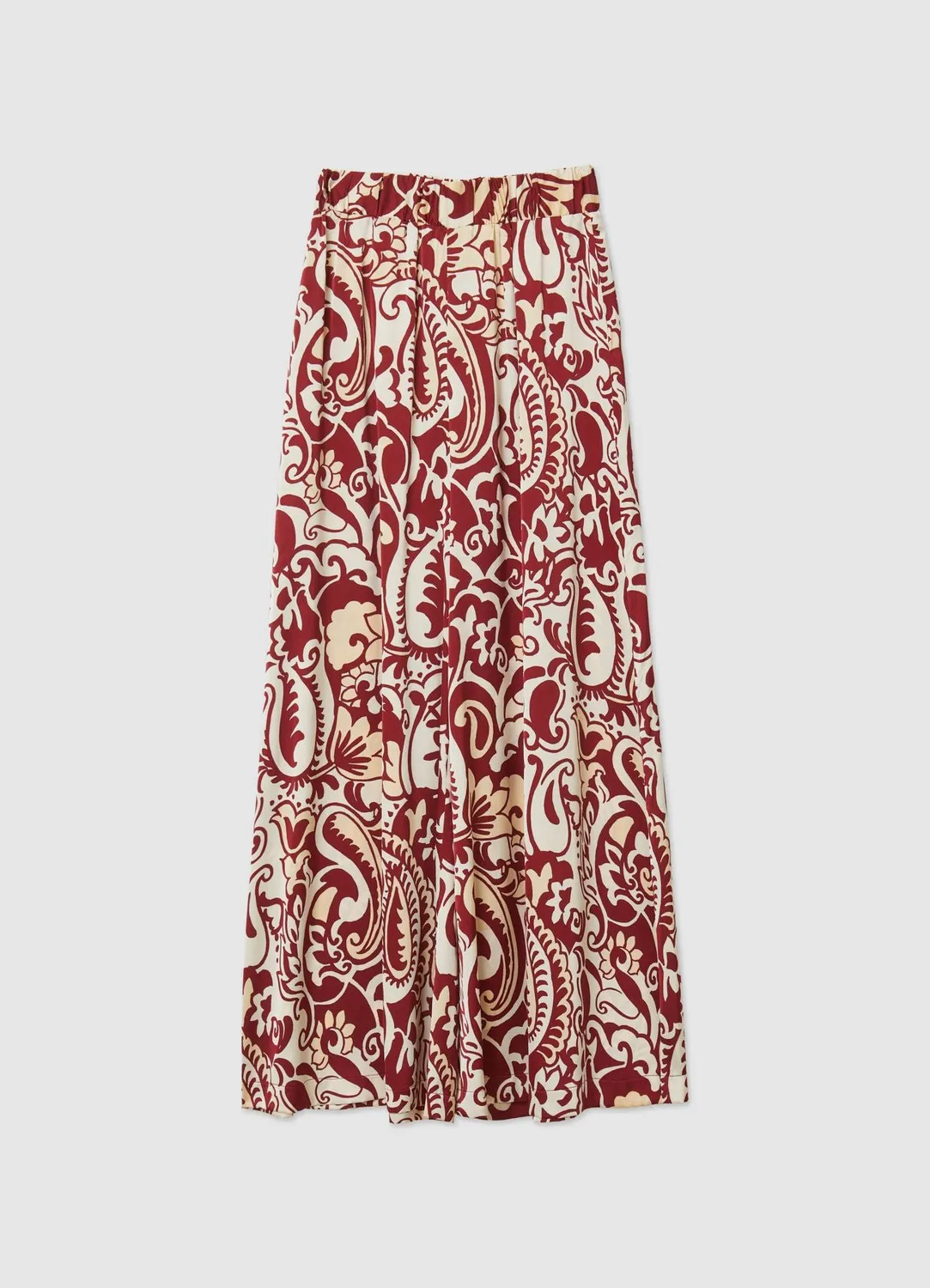 Calliope pantalon large femme paisley taille élastique