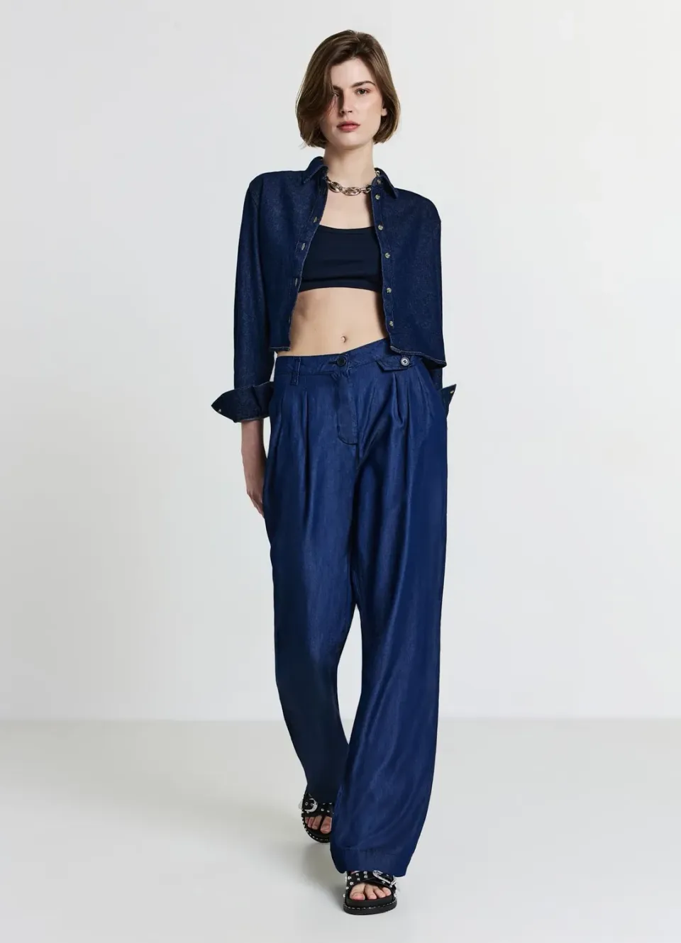 Calliope jean regular femme poche avant bouton