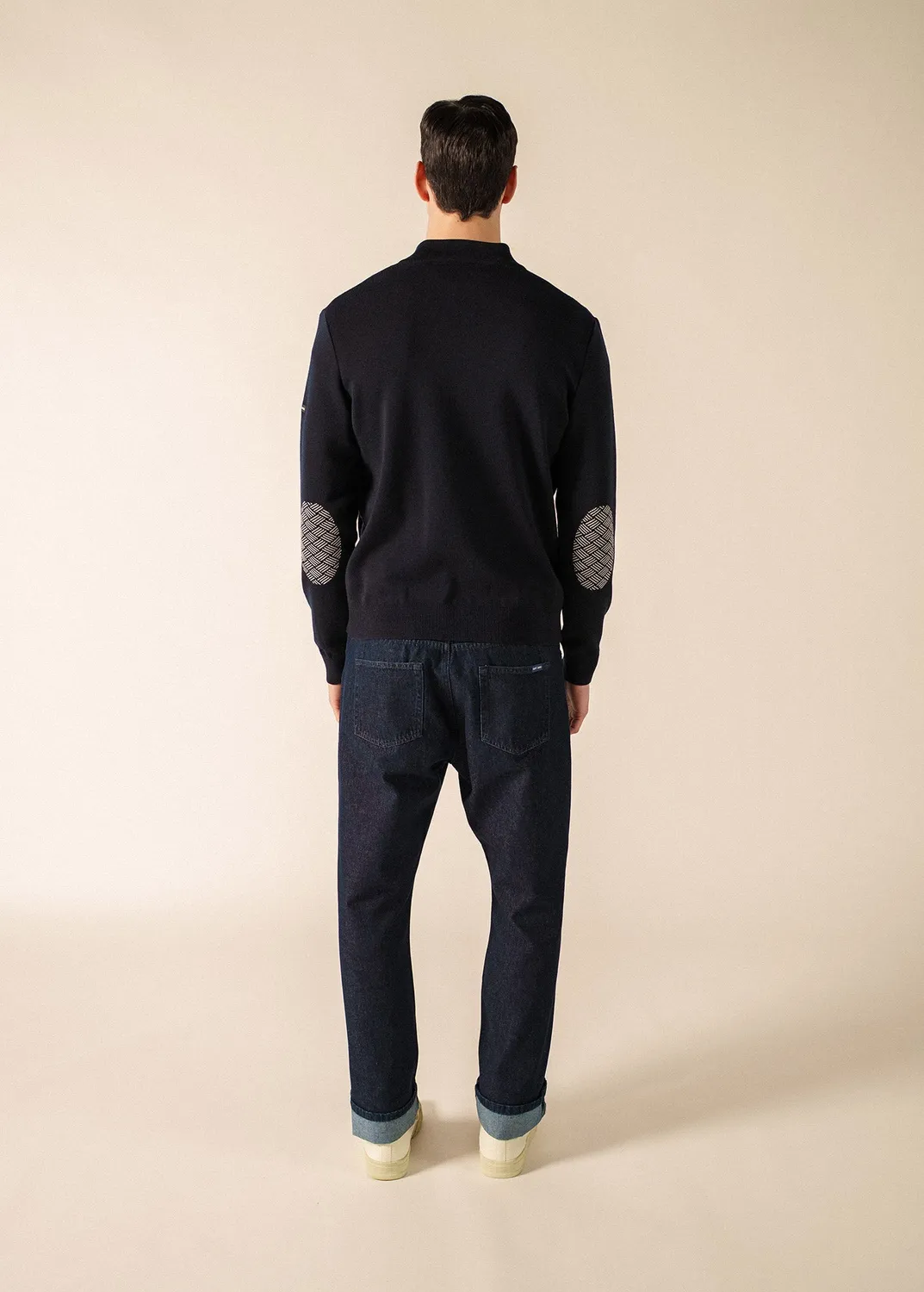 Saint James Equipage cardigan laine navy