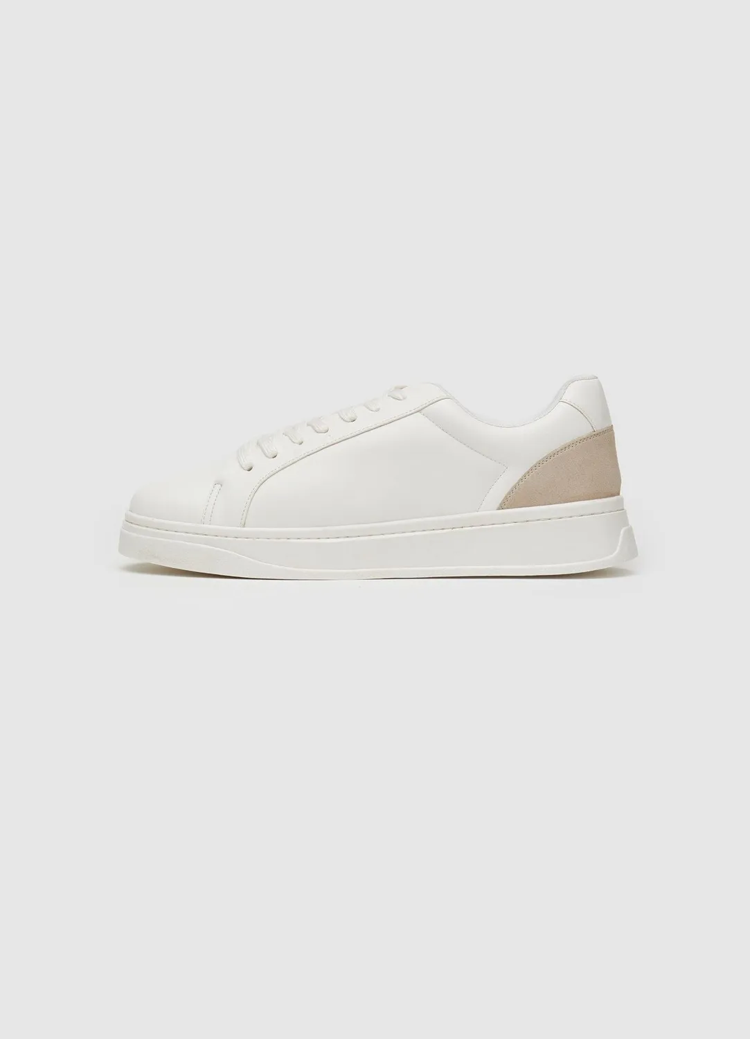 Calliope Sneakers à semelle haute baskets homme unies