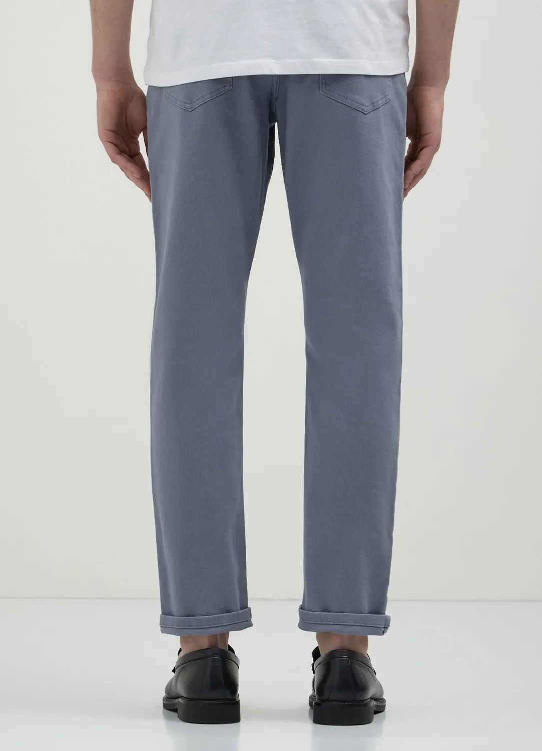Calliope pantalon slim 5 poches coton homme