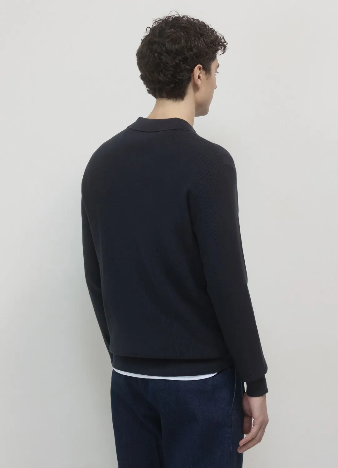 Calliope polo col chemise homme coton uni regular