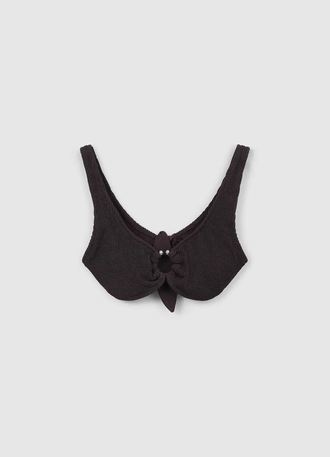 Calliope bralette femme gaufrée unie