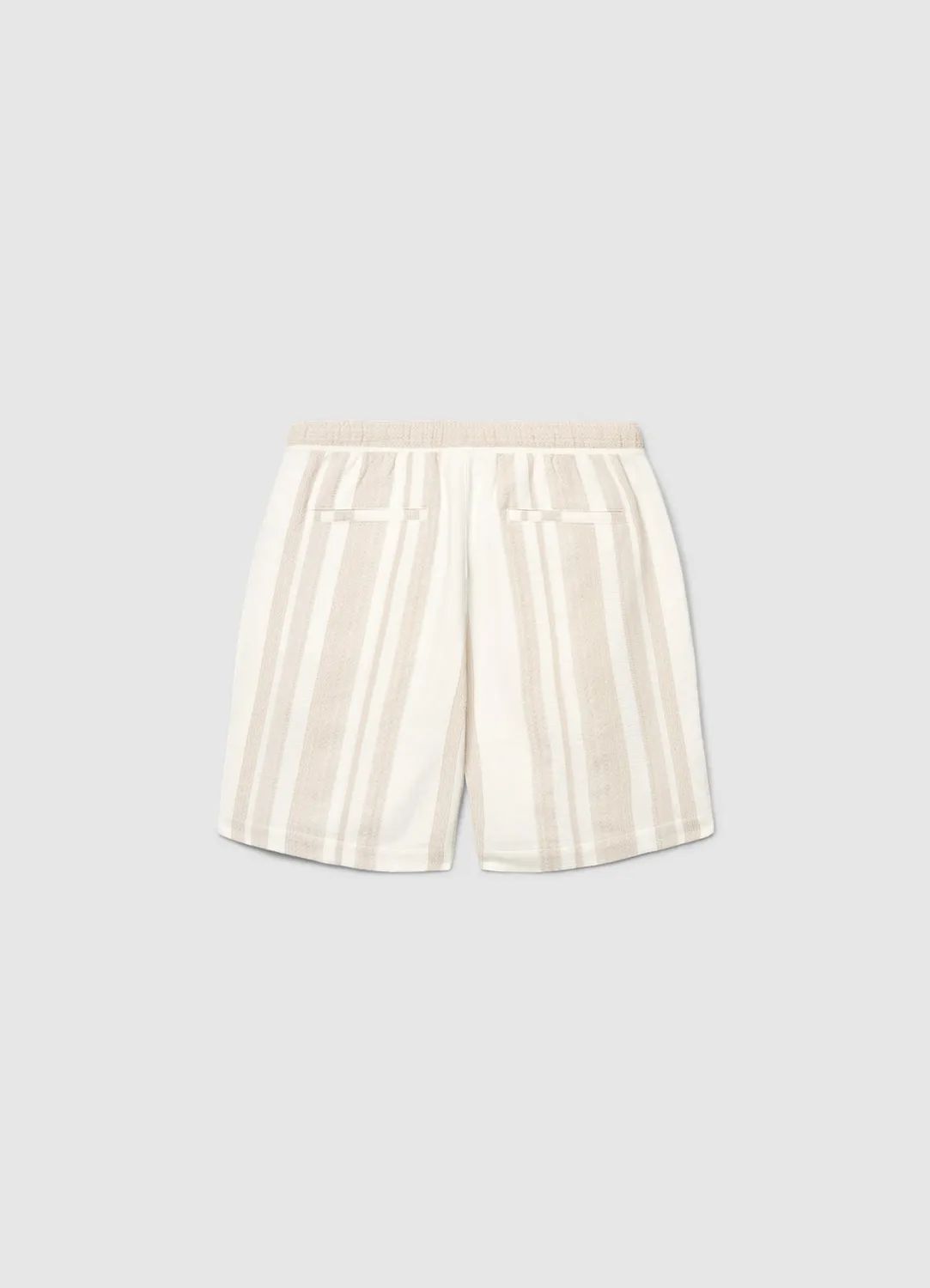 Calliope bermuda homme jacquard rayé élastique