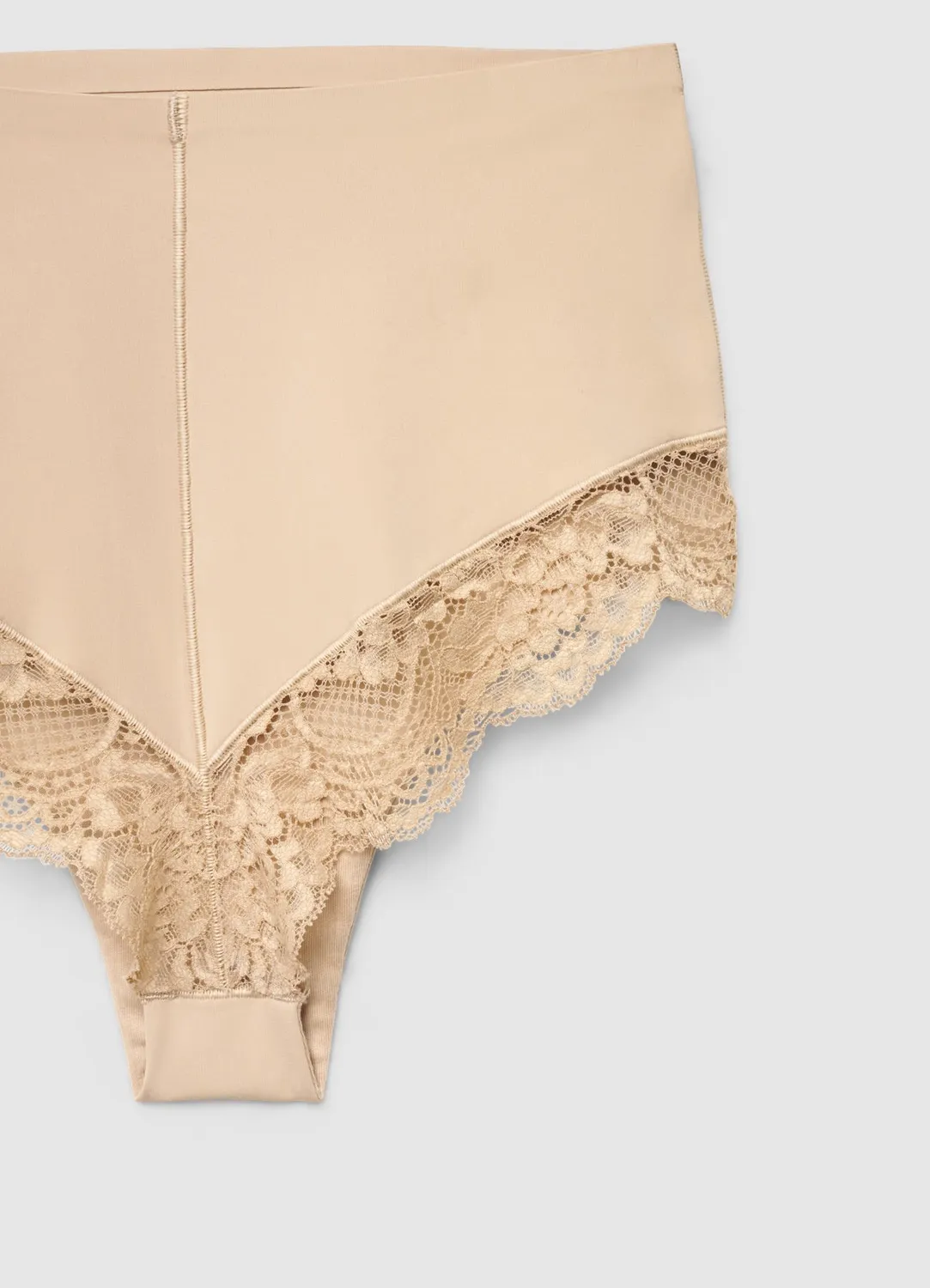 Calliope slip gainant taille haute femme dentelle florale
