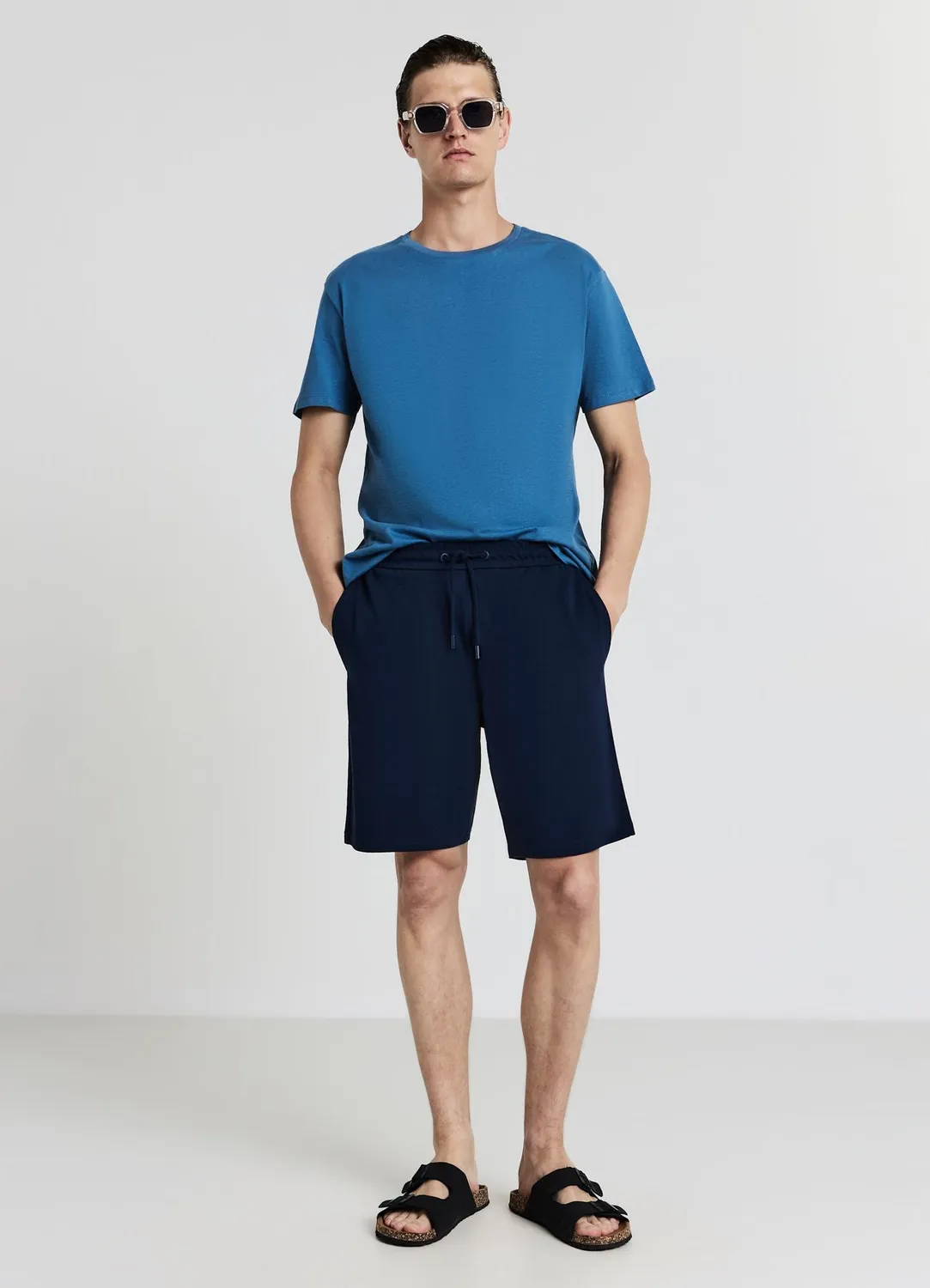 Calliope short homme en piqué taille élastique