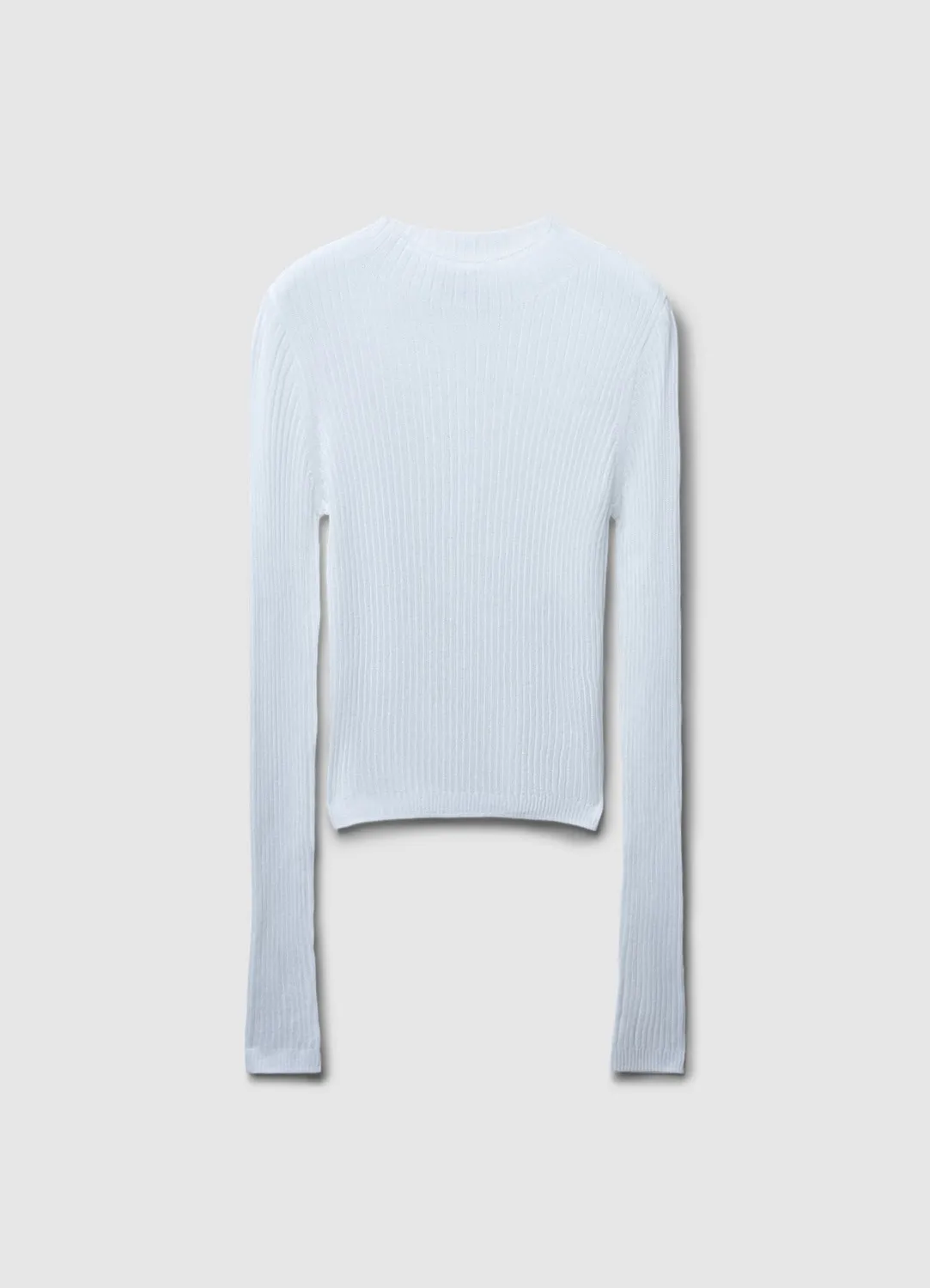 Calliope t-shirt lupetto col roulé manches longues