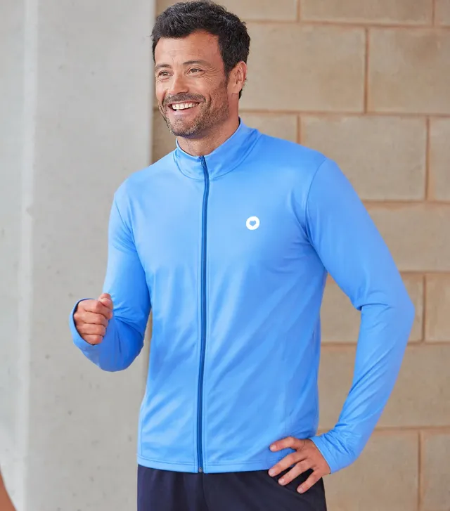 Cocorico Boost Veste Zippée Sport Homme Ciel Technique